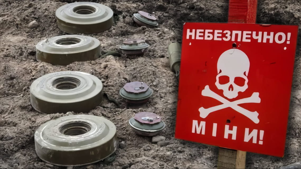 Через міни та вибухонебезпечні залишки війни постраждала 1431 людина, серед них 147 дітей – подробиці