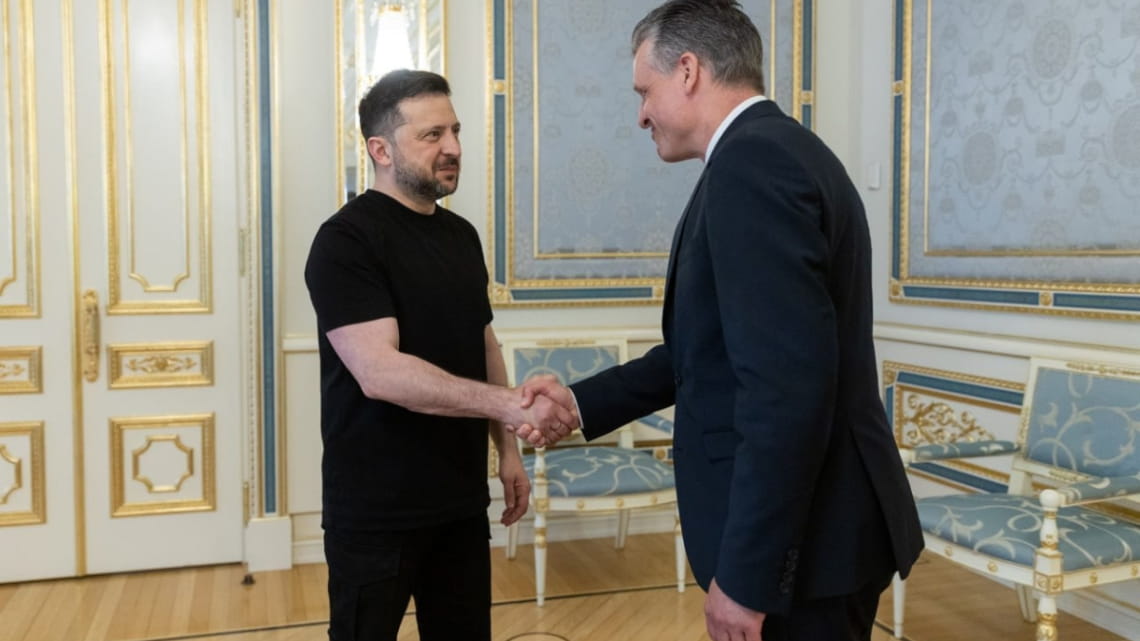 Зеленський обговорив із представниками Німеччини прискорення домовленостей щодо ППО