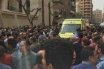 Опубліковано відео вибуху біля церкви у Єгипті