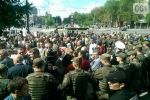 У Запоріжжі відбулися сутички між проукраїнськими активістами та учасниками акції "Полк перемоги"