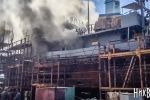 Масштабна пожежа на судні ВМСУ: Вогонь гасили п’ять екіпажів рятувальників