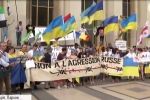 "На тебе вже зачекався Каддафі": напередодні візиту Путіна у Парижі відбувся мітинг