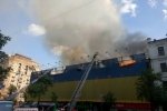 Пожежу у старовинній будівлі на Хрещатику локалізували – ДСНС