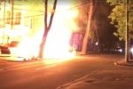 У Дніпрі горіла піцерія, в якій працюють ветерани АТО – відео