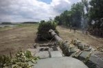 На Миколаївщині під час руху загорілася гаубиця з бійцями