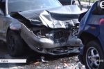 Потрійна ДТП у Харкові: постраждали маленькі спортсмени та водій Mercedes