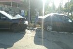У Торецьку поліцейський-хабарник потрапив у ДТП, втікаючи від колег
