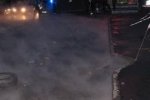 Масштабний прорив теплотраси на Караваєвих дачах у Києві