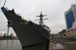 До Одеського порту зайшов американський ракетний есмінець "Джеймс Вільямс" – фото, відео