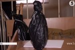 "Перформанс у суді": на засідання у справі Януковича принесли бруківку та "коктейлі Молотова"
