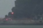У Китаї стався вибух на танкері, що палав біля узбережжя