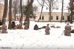 100-річчя бою під Крутами: в Івано-Франківську влаштували реконструкцію одного з епізодів війни