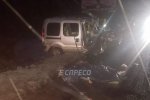 ДТП під Києвом: легковик Renault в лоб влетів у маршрутне таксі на зустрічній – фото