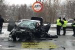У Києві в лобовій ДТП загинув поліцейський – фото