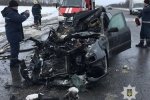Смертельна ДТП на Харківщині: легковик в'їхав у фуру, троє жінок загинули на місці
