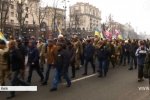 Річниця виходу з Дебальцевого: хода армійців у Києві вшанувала тих, хто не повернувся