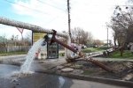 У Харкові прорвало повітряну теплотрасу – окріп струмками стікав по вулиці