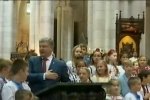 Українська громада Іспанії раптово підхопила гімн за Президентом – відео