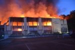 У Львові палала будівля спорткомплексу Міноборони – довелося евакуювати людей