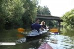 Виловили півсотні мішків сміття: як у Луцьку учасники екозапливу чистять місцеву річку