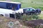 ДТП на Рівненщині: у перекинутий автобус врізався Mercedes, загинув екс-посадовець Держгеонадр