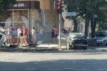 У Сумах поліцейське авто вилетіло на тротуар і збило пішоходів