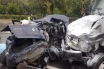 ДТП у Києві: таксі врізалося у вантажівку, загинув співробітник поліції