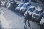 Упритул із рушниці: з'явилося відео моменту стрілянини у подружжя в Миколаєві (18+)