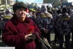 Представники "Нацкорпусу" та "Нацдружин" знову мітингували в Києві: кого помітили в лавах активістів