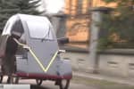 Почти Tesla: на Львовщине пенсионер собственноручно смастерил электромобиль – видео