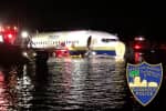 Нем'яке приземлення: у США Boeing 737 з'їхав зі злітної смуги просто у річку – фото