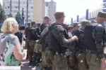 Возмущенные сторонники Саакашвили пытались силой прорваться в ЦИК