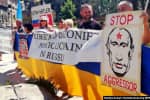 У Римі українці вийшли на протест проти візиту Путіна до Італії