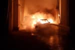 В центре столицы сожгли автомобиль невестки Гонтаревой – видео