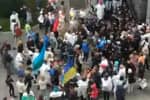 Во время митинга возле ОПУ произошла стычка между полицейскими и активистами