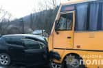 На Львівщині у ДТП потрапив шкільний автобус: постраждали діти