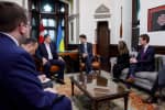 Олег Сенцов зустрівся із прем'єр-міністром Канади Джастіном Трюдо