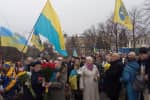 На Алеї Небесної Сотні люди прийшли на панахиду за загиблими героями – включення