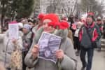 23 лютого в Одесі: акцію присвячену дню радянської армії зустріли гаслами "Слава Україні!"