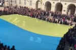 Заспівали гімн та розгорнули 20-метровий прапор – у Львові відзначили перше виконання головної пісні країни