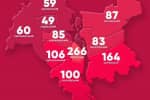 Еще 70 за сутки: как изменилась карта заболеваемости в Киеве