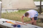Ветеран АТО открыл школу парусного спорта для детей в Черкассах
