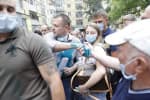 Міського голову Дніпра Філатова облили зеленкою – відео