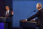 "Щеня Путіна", "клоун" і "брехун: як пройшли перші дебати Трампа і Байдена в США