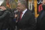 Порошенко вышел к представителям малого и среднего бизнеса под Верховной Радой