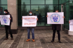 Моряки вийшли на протест під стіни Міністерства інфраструктури: вимагають відставки Криклія
