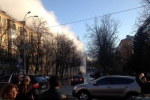 В Печерском районе столицы из-за аварии на трубопроводе образовался гейзер