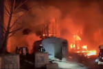 У Харкові сталася пожежа в заводському ангарі: одна людина загинула, ще одна – госпіталізована