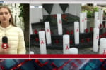 У Києві відбулася акція до Всесвітнього дня пам‘яті людей, які померли від СНІДу – як це було