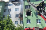 Под Киевом в многоэтажке прогремел мощный взрыв: пожар охватил три этажа